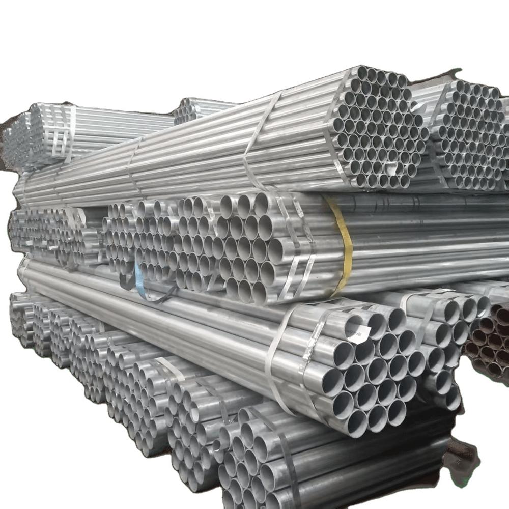 Widely Recognized Galvanized Carbon Steel CS Round 2 Inch 60.3MM ASTM A53 Gr.B Welded GI Galvanized Pipes