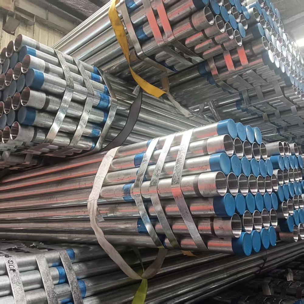Widely Recognized Galvanized Carbon Steel CS Round 2 Inch 60.3MM ASTM A53 Gr.B Welded GI Galvanized Pipes