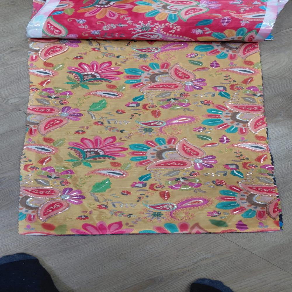 Polyester Crepe Fabric - Color: Multicolors