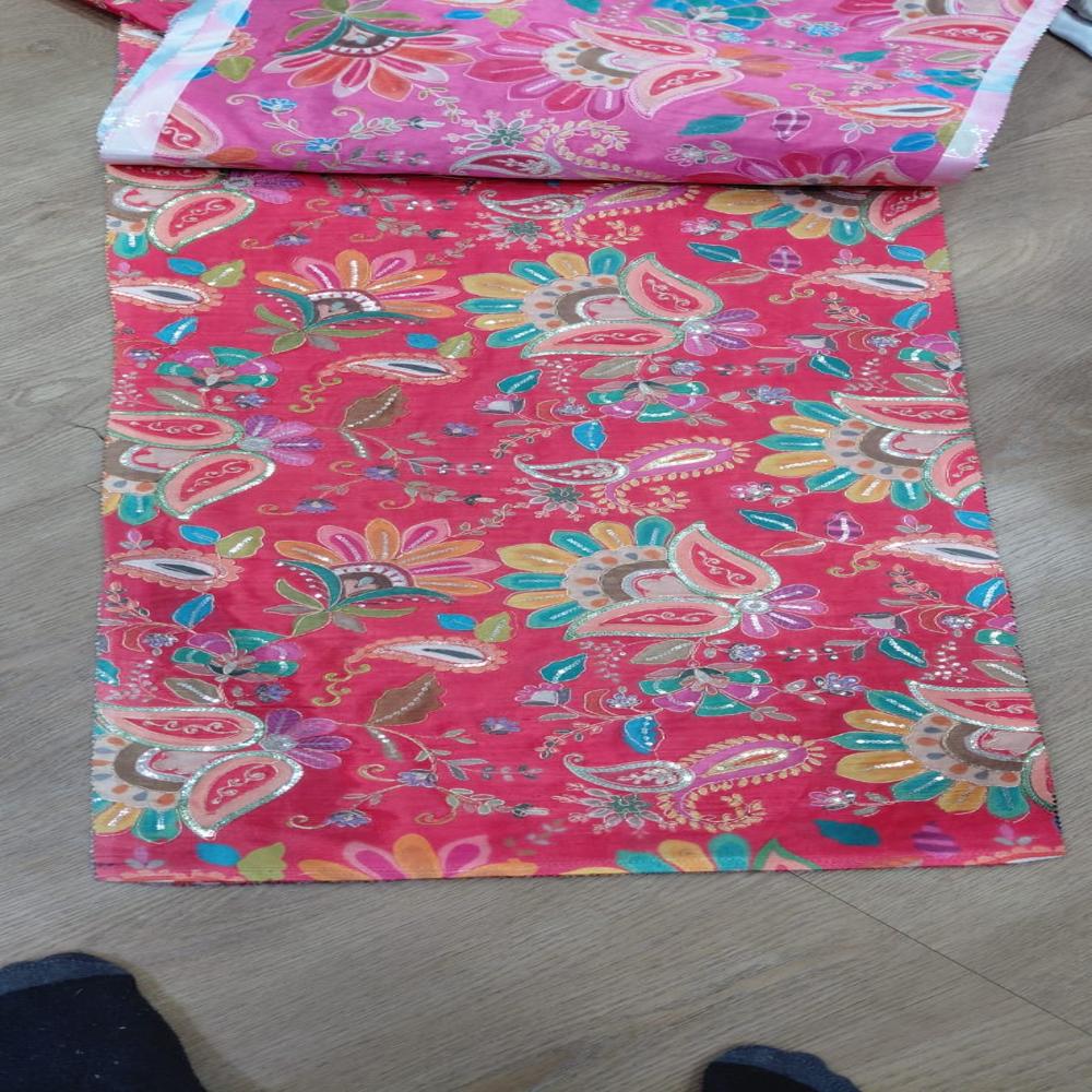 Polyester Crepe Fabric - Color: Multicolors