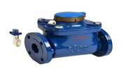 Woltmann Water Meter - Cast Iron Body 100mm, 200 Lpm, Flange End, Mechanical Register, Ip68 Protection