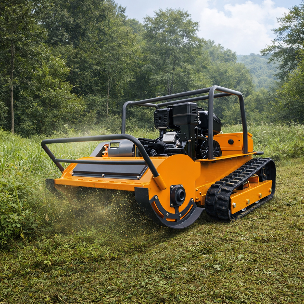 Robotic Smart Lawn Mower GPS Navigation Industrial Grade Wireless Cutting Width 800mm 1000mm Automatic Grass Trimmer