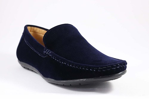 Navy Blue Loafer Shoes