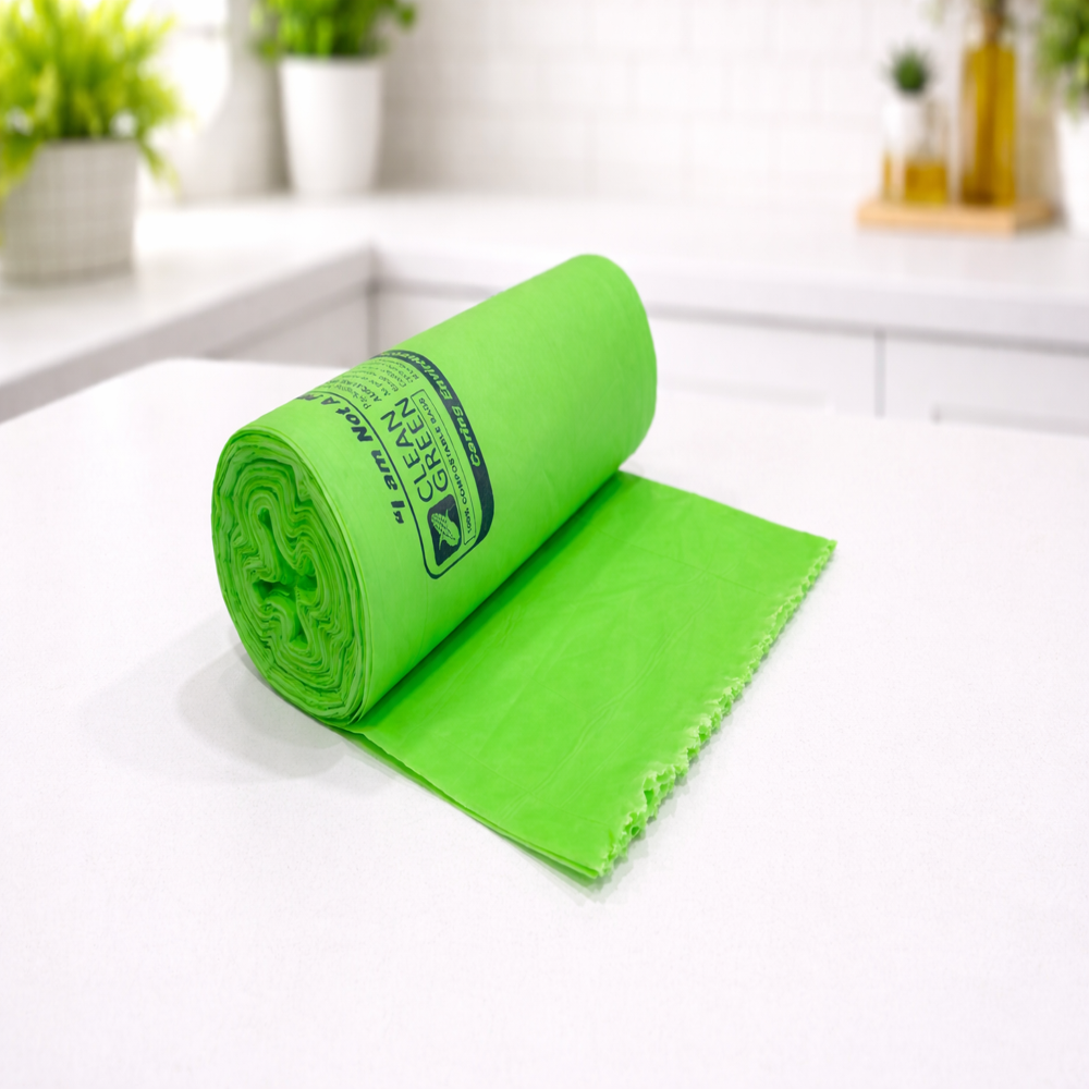 Compostable Garbage Bag Roll - Coating Type: Non Coated