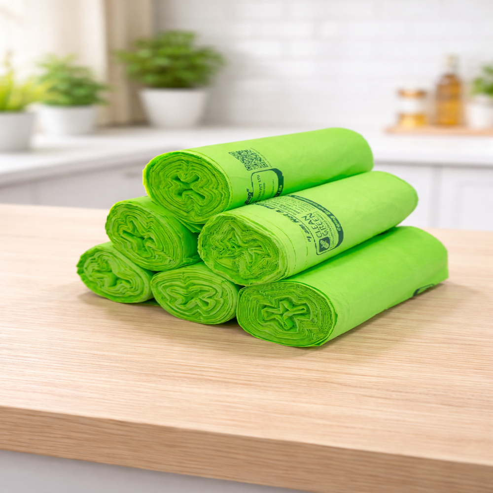 Compostable Garbage Bag Roll - Coating Type: Non Coated