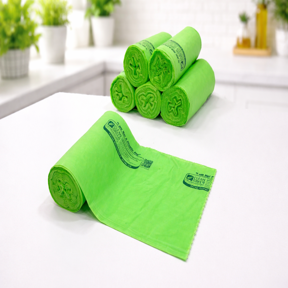 Compostable Garbage Bag Roll - Coating Type: Non Coated