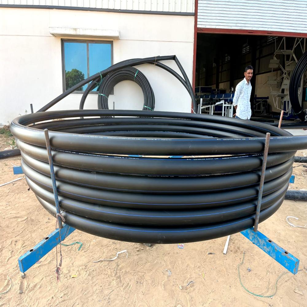 75mm Hdpe Water Pipe Sdr-21 - Color: Black