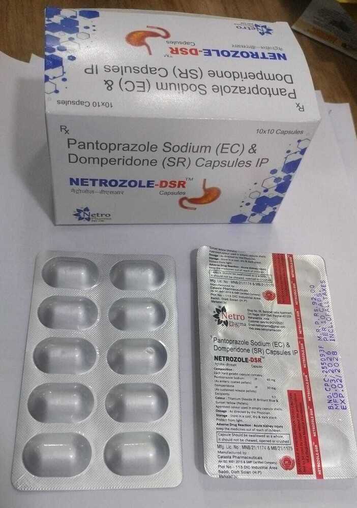 Pantoprazole Sodium Domperidone Sustained Release Capsules