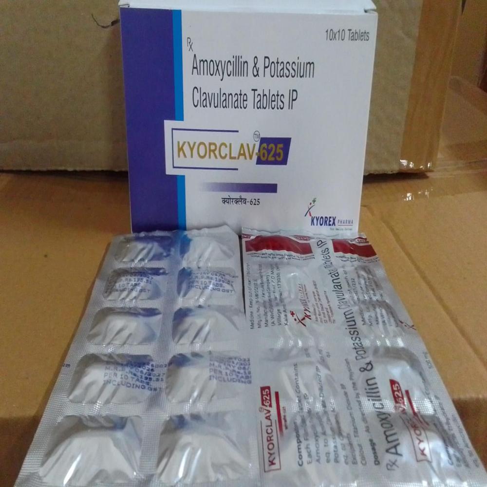 Amoxycillin 500mg + Clavulanic acid 125 mg + LB