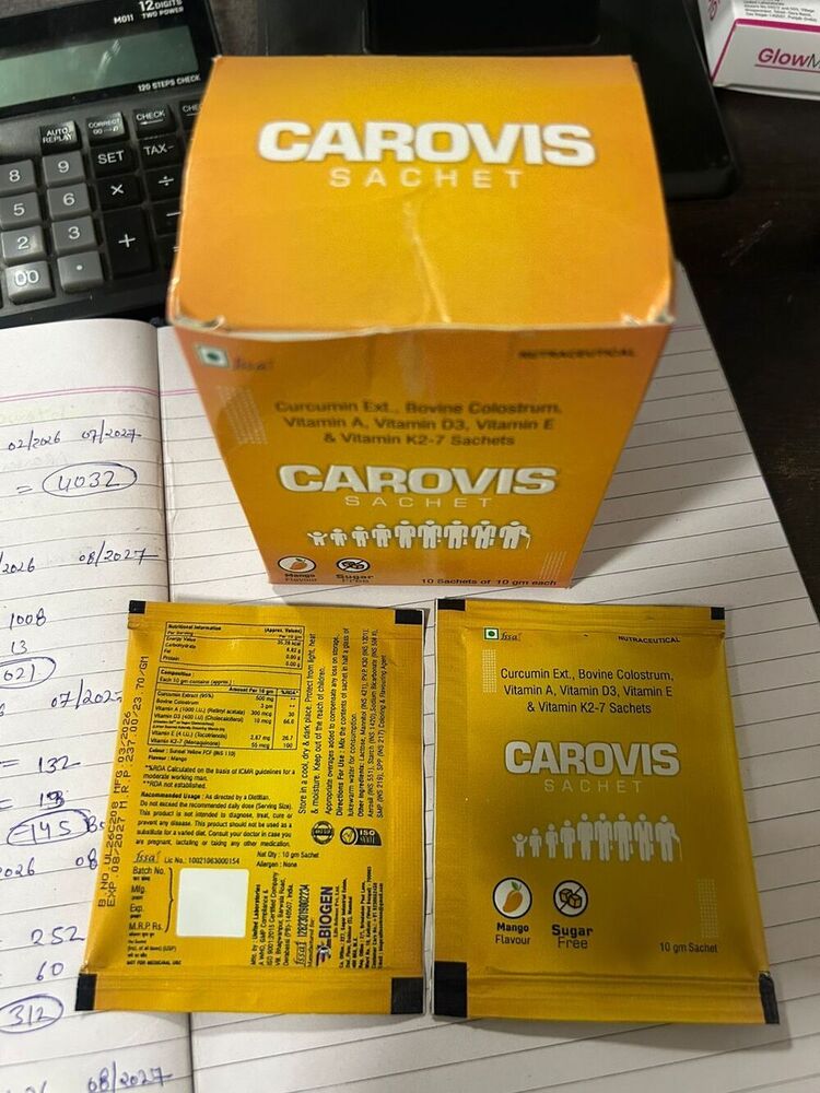 Curcumin Extract Bovine Colostrum Vitamin A Vitamin D3 Vitamin E Vitamin K2