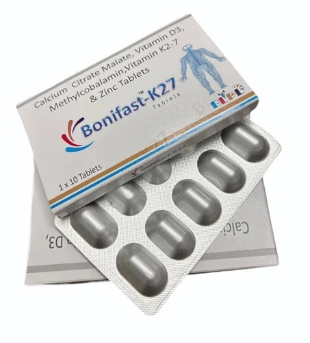 Calcium Citrate Malate Vitamin D3 Methylcobalamin Vitamin K2 Zinc Tablets