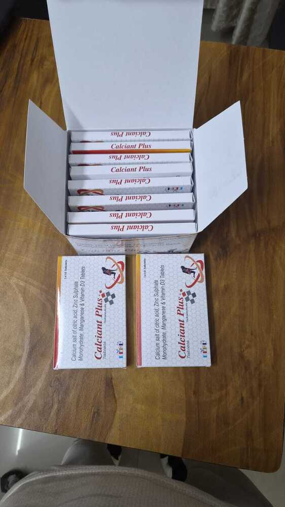 Calcium Citrate Zinc Sulphate Manganese Vitamin D3 Tablets
