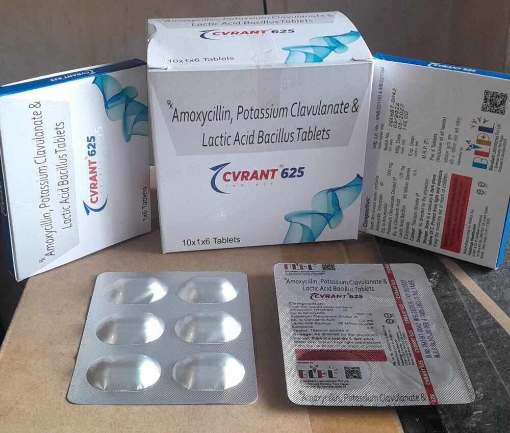 Amoxycillin Potassium Clavulanate Lactic Acid Bacillus Tablets