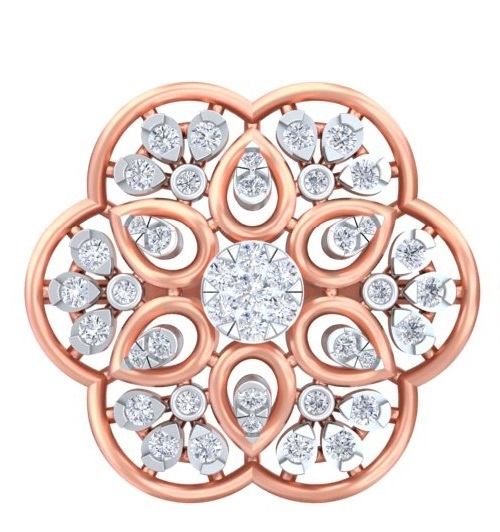 Floral Lattice Studs