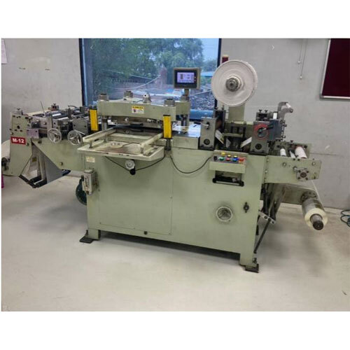 2008 Used Zonten Flatbed Label Die Cutting Machine