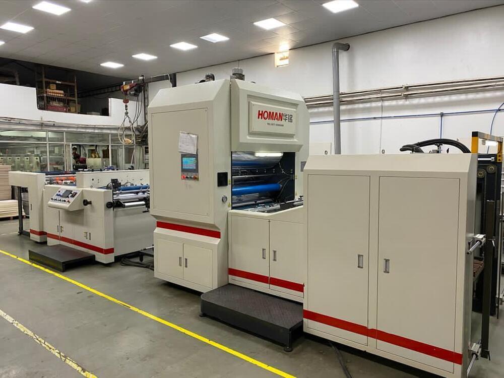 Homan Hm1100 Fully Automatic Lamination Machine - Capacity: Up To 30 Meters/Minute