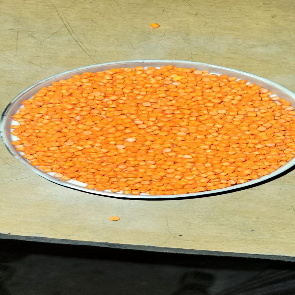Orange Masterbatch Granules