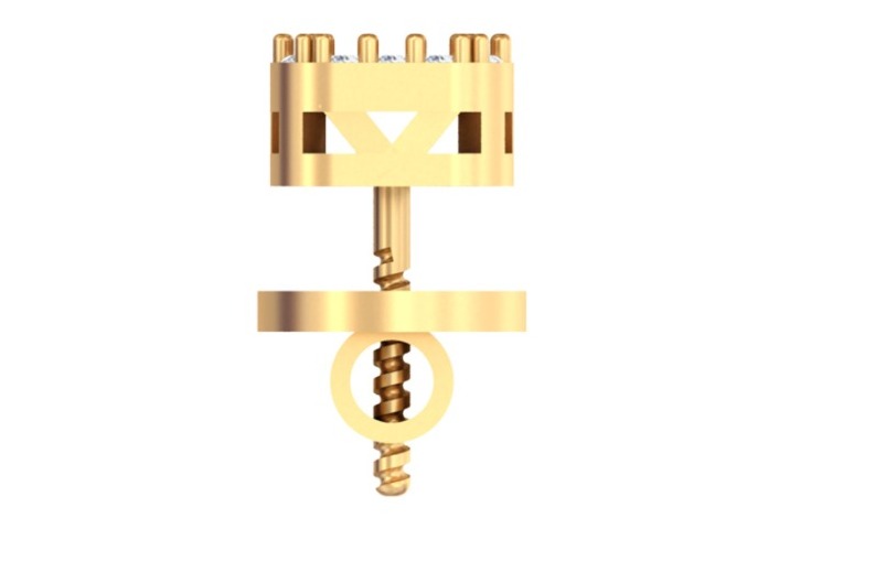 Geometric Baguette Halo Studs