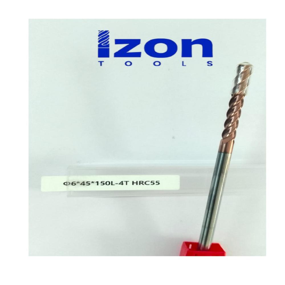 DIA-6X150L LONG SERIES CARBIDE ENDMILL(55 HRC)