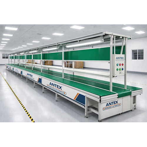 Assembly Line Belt Conveyor System