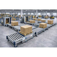 Pallet Conveyor System - Belt Type: Pvc