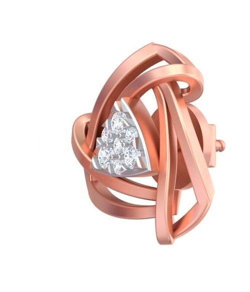 Trillion Vortex Studs Earrings