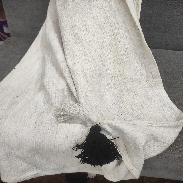 Polyester Cotton Throws - Cotton Material, 315 Grams, Available In All Colors | Dobby Style, Woven Technique For Bed, Sofa, Couch, Drape Use