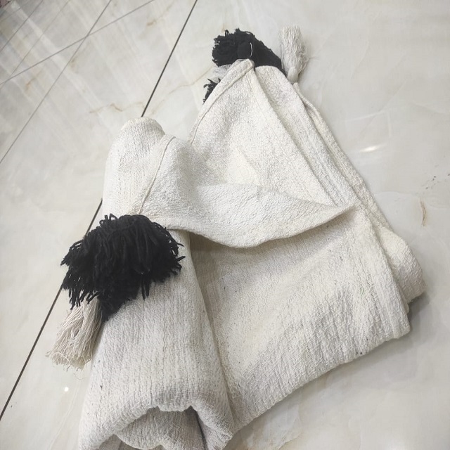 Polyester Cotton Throws - Cotton Material, 315 Grams, Available In All Colors | Dobby Style, Woven Technique For Bed, Sofa, Couch, Drape Use