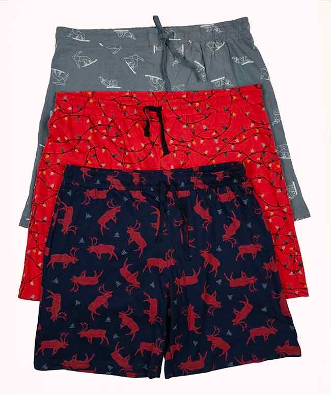 M11582 Sinsay Mens Knit Sleep Shorts