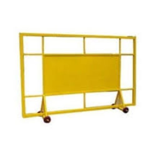 Road Safety Barricade Stand - Color: Yellow