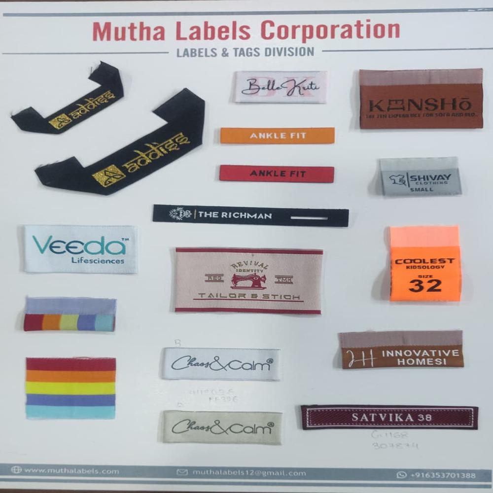 Woven Lables - Coating Type: Polyester