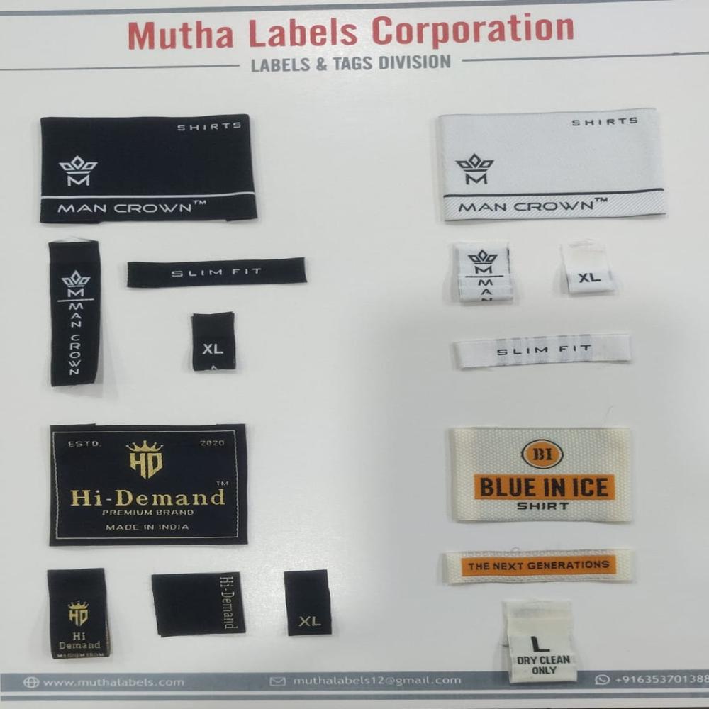 Woven Lables - Coating Type: Polyester