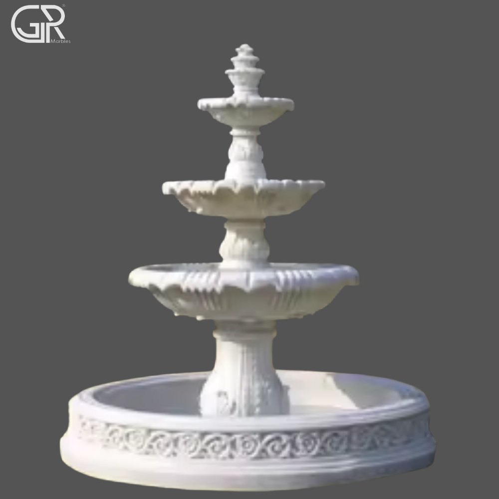 White Marble Decorative Waterbody