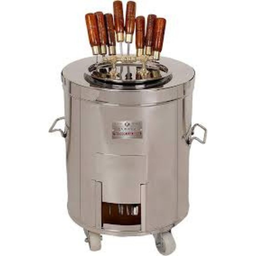 Portable Stainless Steel Tandoor for Outdoor BBQ, Party & Catering Events