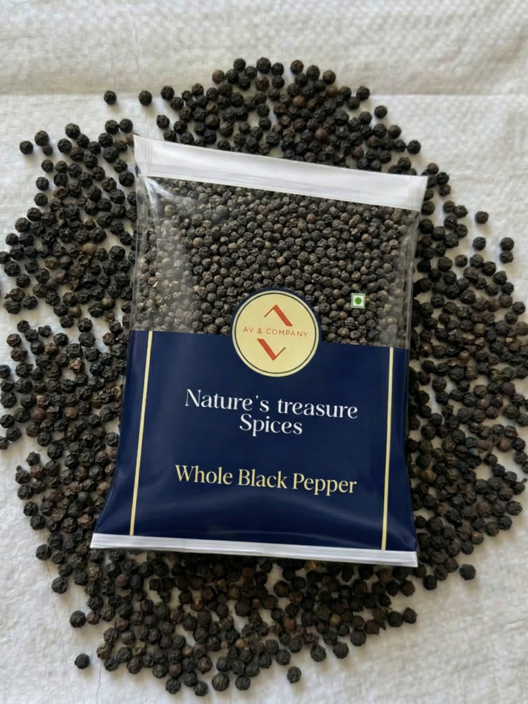 Black Pepper 1kg Standup Pouch with Zipper