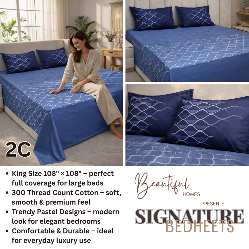 Premium Cotton Bedsheet - Feature: Breathable