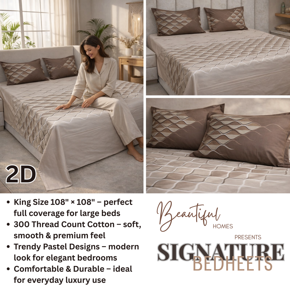Premium Cotton Bedsheet - Feature: Breathable