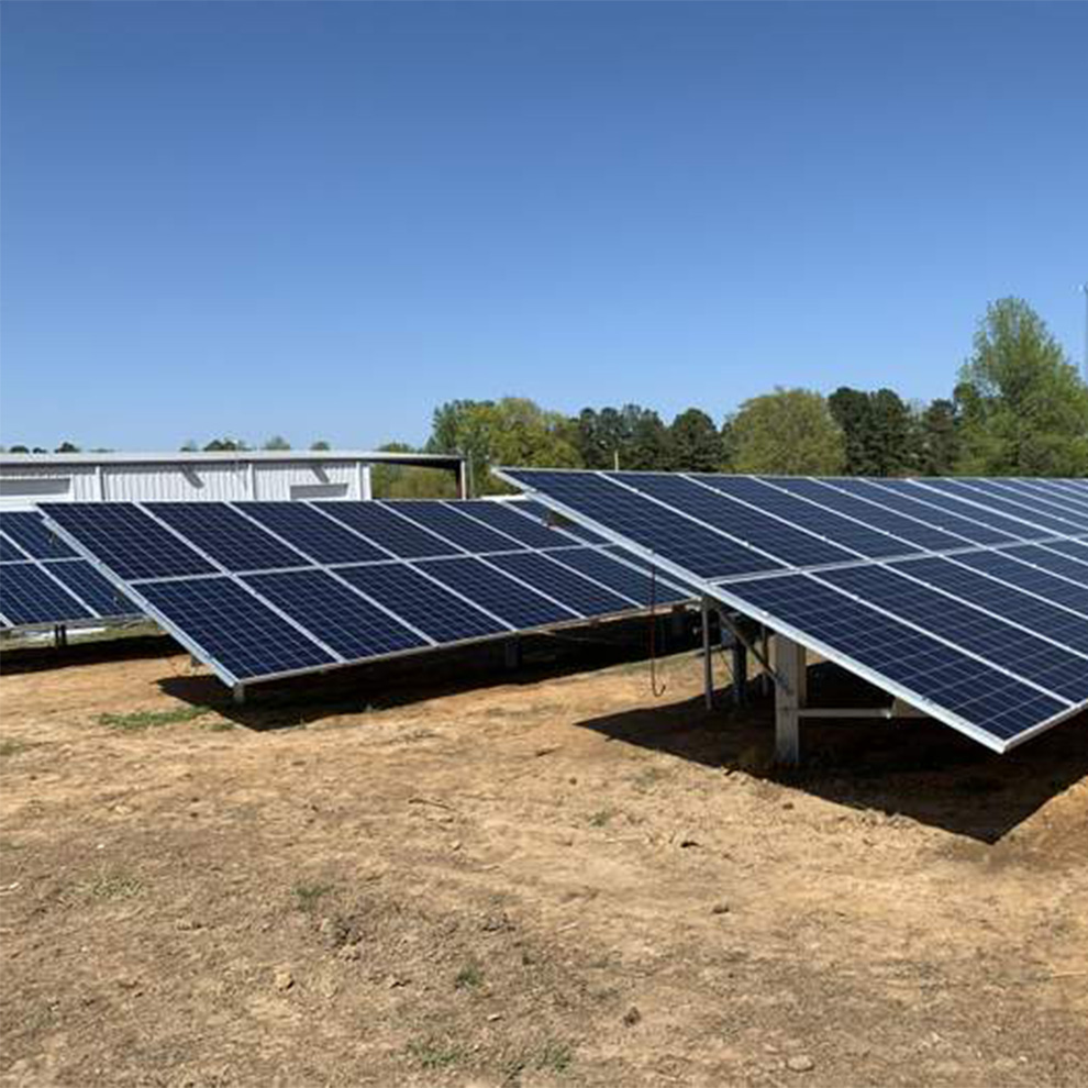 Customized Sun PV Ground Solar Mounting Frame System