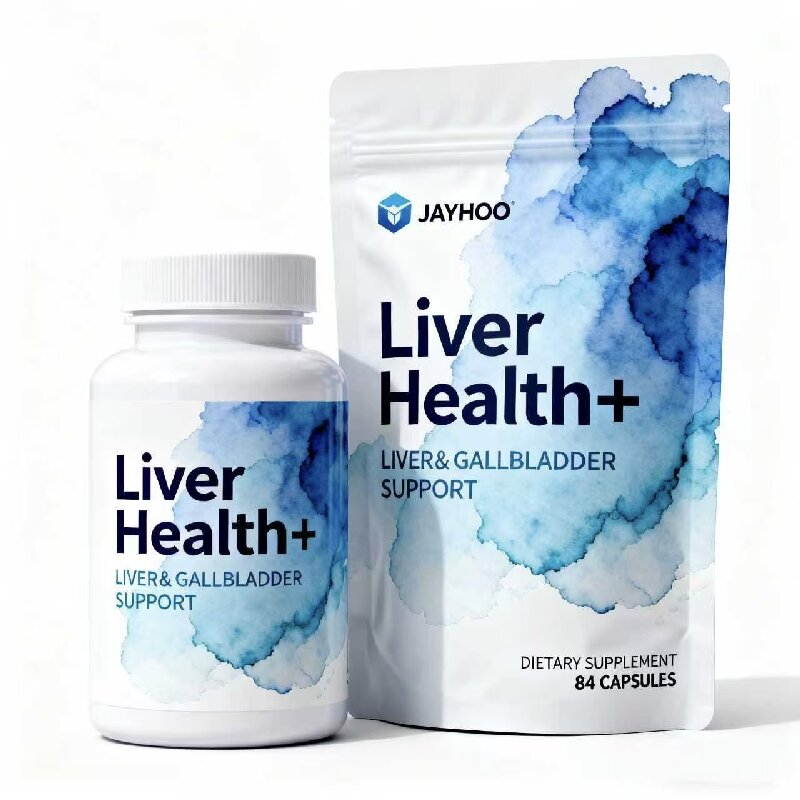 Liver Supplement with Vitamins and Herbal Extracts, Supporting Liver Health, Detoxification, and Repair.