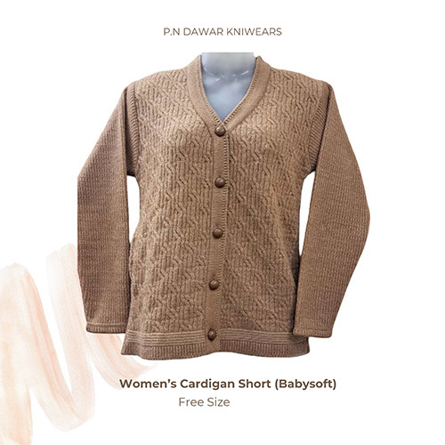 Free Size babysoft Womens Short Cardigan