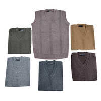 Free Size Sleeveless Cardigan - Acrylic Blend, Gray, Hip Length | Lightweight, Soft Knit, Open Front, Unisex