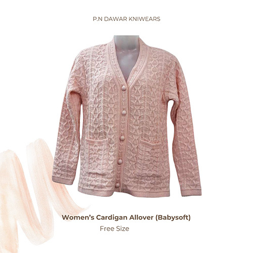 Womens Babysoft Allover Cardigan
