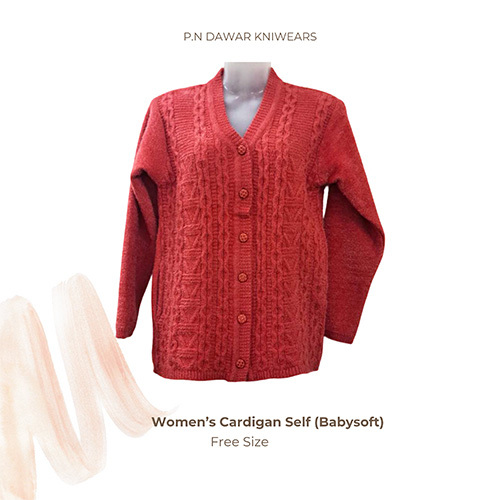 Womens Babysoft Self Cardigan