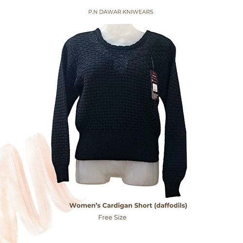 Womens Daffodils Short Cardigan