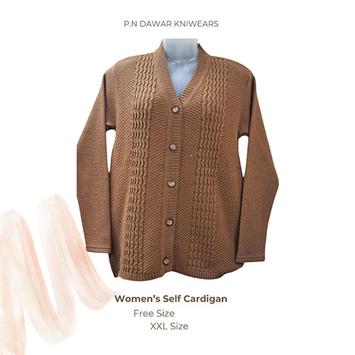 Womens Self Cardigan