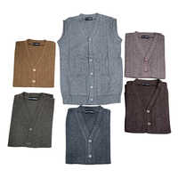Xxl Size Sleeveless Cardigan - Product Type: .