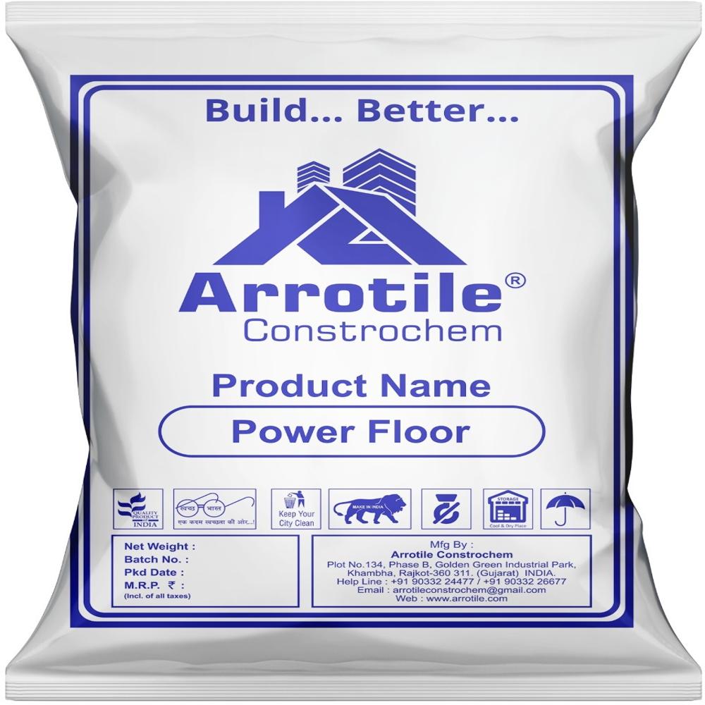 Arrotile Powerfloor Hardner - Silica Based Powder, Grey/red/green, Increases Abrasion Resistance 100%-150%, Enhances Compressive Strength Up To 35%