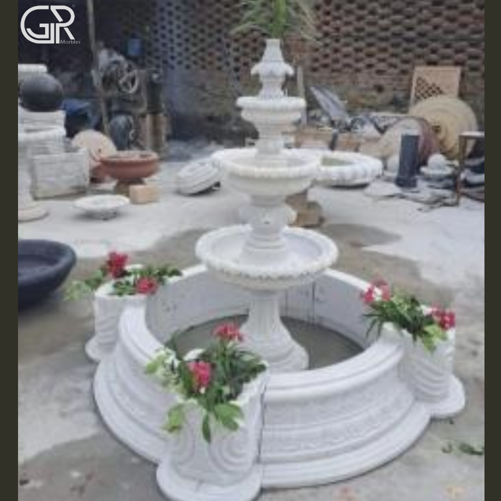 Modern style marble fountain