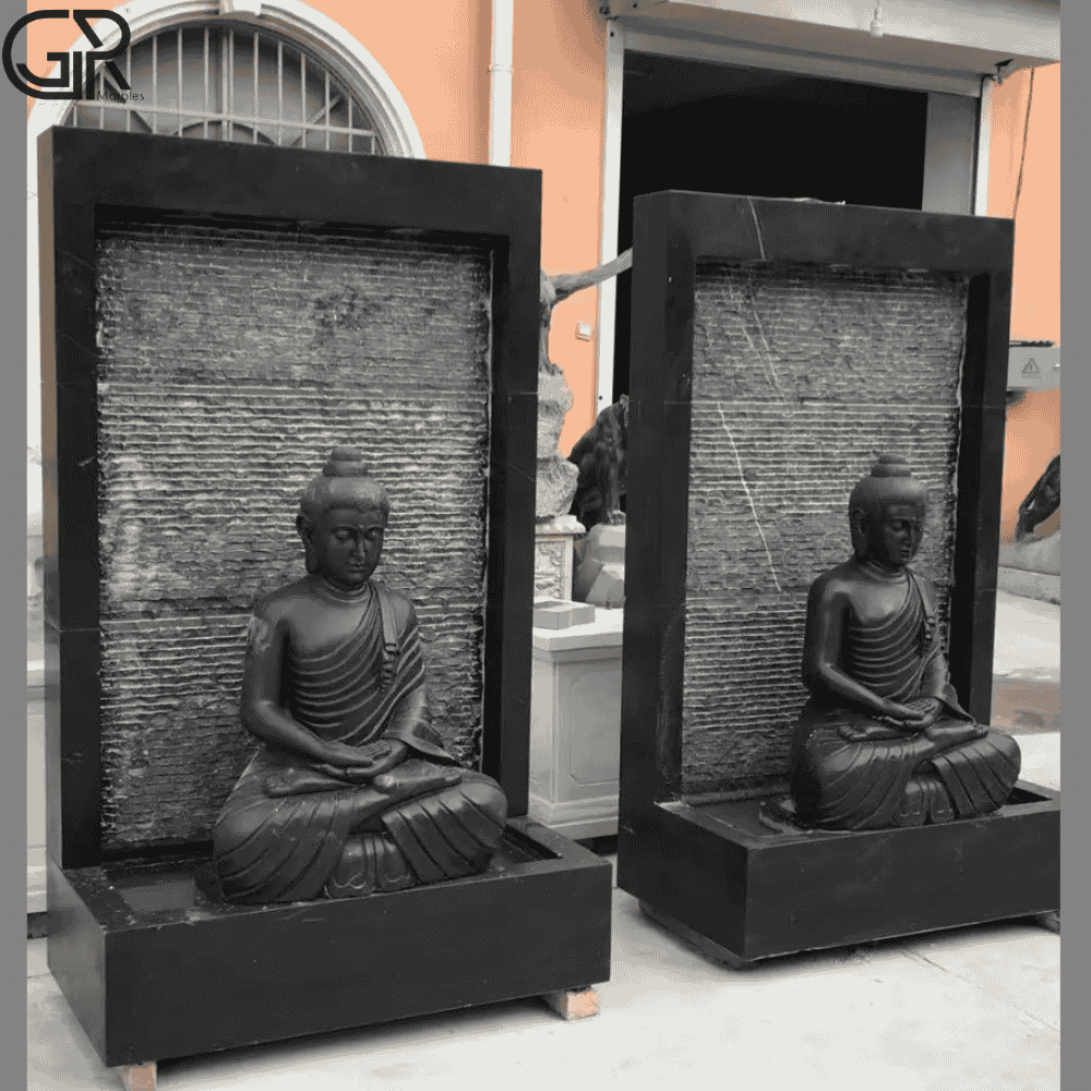 Black Marble Fountain