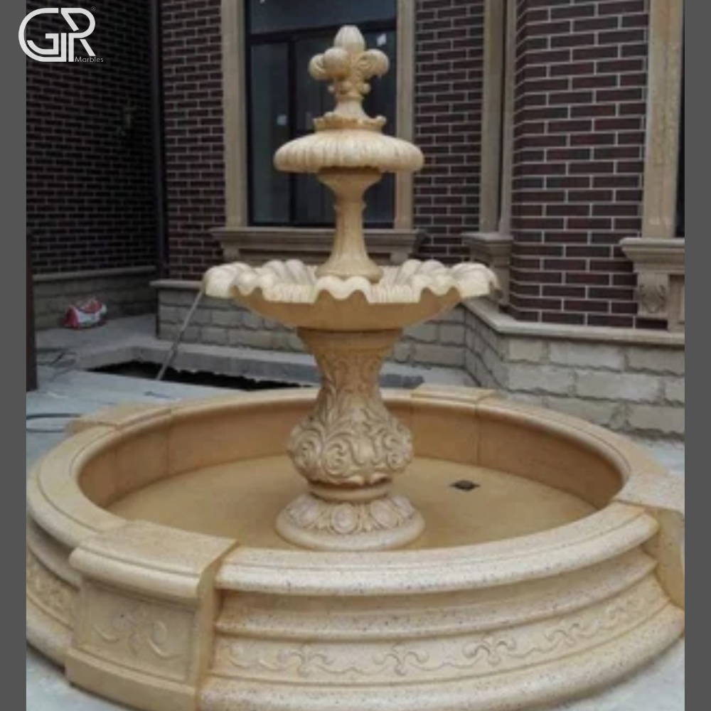 2 Tier Stylish sandstone Fountain